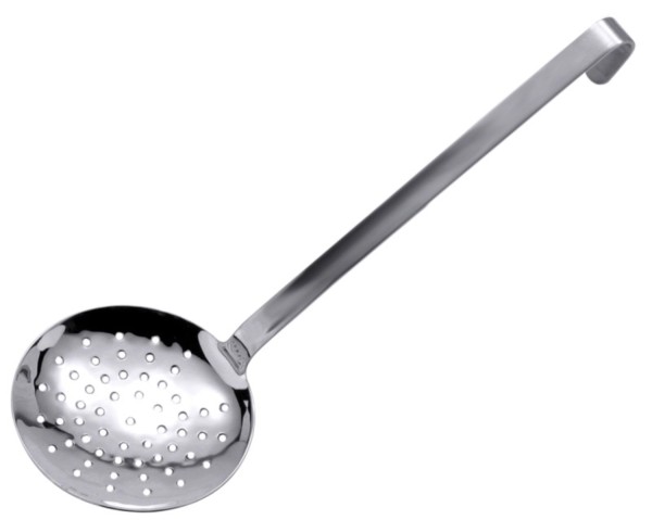 Schaumlöffel flach Ø 12cm Länge Stiel 25cm