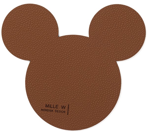 Untersetzer maus cognac