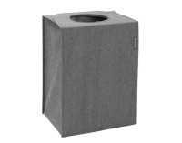 Wäschebox rechteck. black 55l