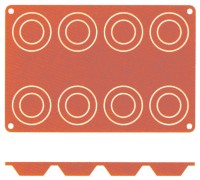 Silikon-Backmatte Tartelett, 6 cm