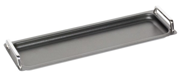 Bratplatte Induktion GN 2/4, H. 2cm mit Griffen