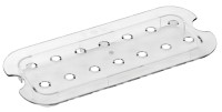 GN Einlageboden 1/3 Polycarbonat H2.5cm transparent