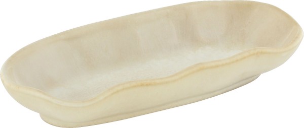 Nami Platte oval 15x7cm, dune