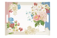 Printemps Tablett m. Griffen 52x37 cm