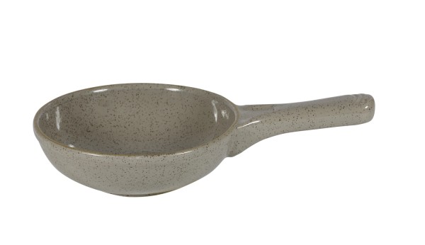 Stonecast Peppercorn Grey niederes Pfännchen mit Stiel 37cl