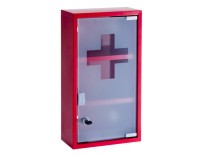 Medizinschrank rot 25x45cm