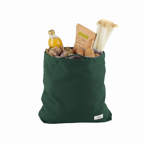 My Organic Tasche 34x10x40cm dark green Biobaumwolle