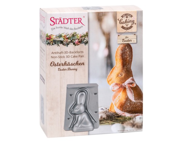 Backform Osterhäschen 14x18cm