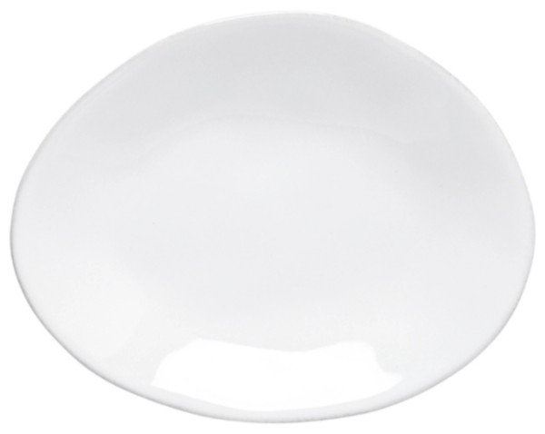 Livia Teller oval 15.4x12cm H2.4cm weiss