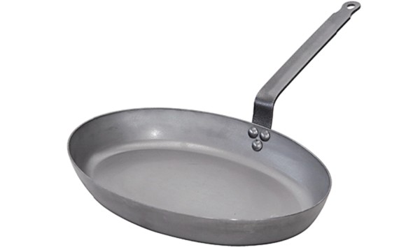 CARBONE PLUS Fischpfanne oval D:36cm Induktion