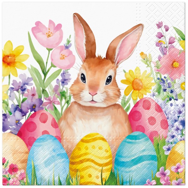 Servietten Lunch 20x Eier Suche 33x33cm