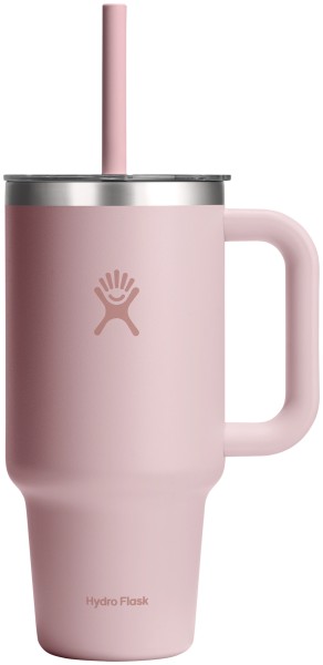 Reisebecher mit Trinkhalm 945ml trillium