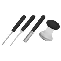 4tlg. Kürbis Schnitz-Set-