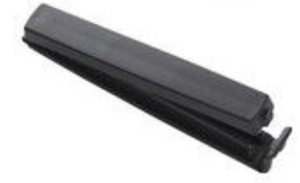 Beutelclips 11cm 4xschwarz Polybag und Hängkarte
