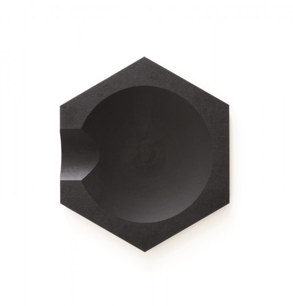 Küchenhelferablage hexagon, Ø 15.3 cm, schwarz