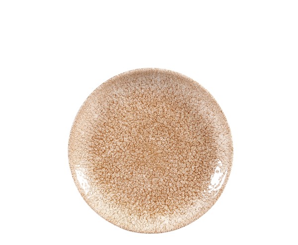 S.P. Raku Garnet Orange Coupe Teller flach 16.5cm