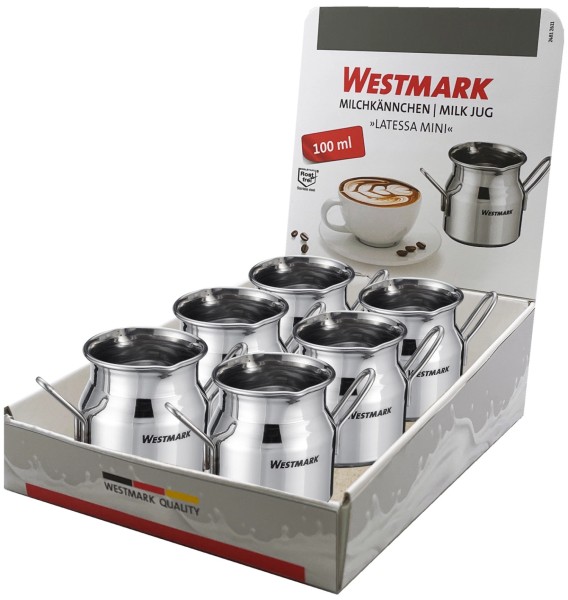 Display 6 Stk. Milchkännchen Mini 100ml