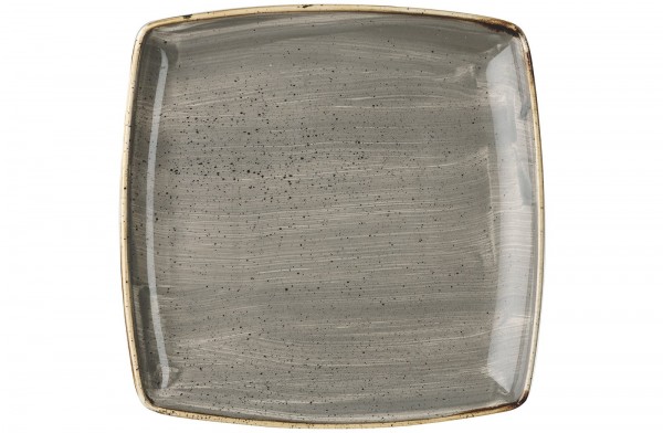 Stonecast Peppercorn Grey Platte quadratisch 26.8x26.8cm