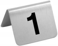 Tischschild Nummern 85-96