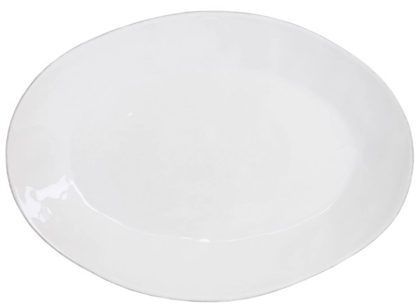 Aparte Teller oval 40x28.3cm H4.5cm weiss