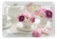 Tea and Roses Tablett 31x23 cm