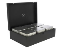 Teebox mit 6 Teedosen