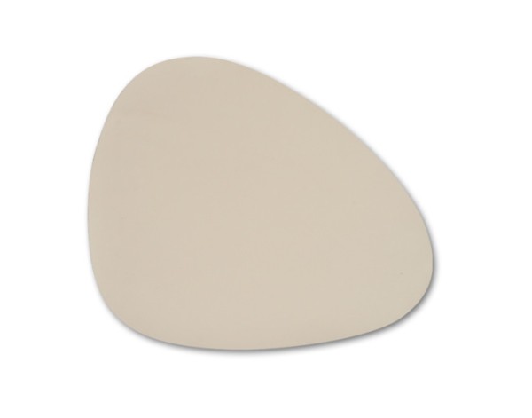 Tischset Kunstleder creme 42cm