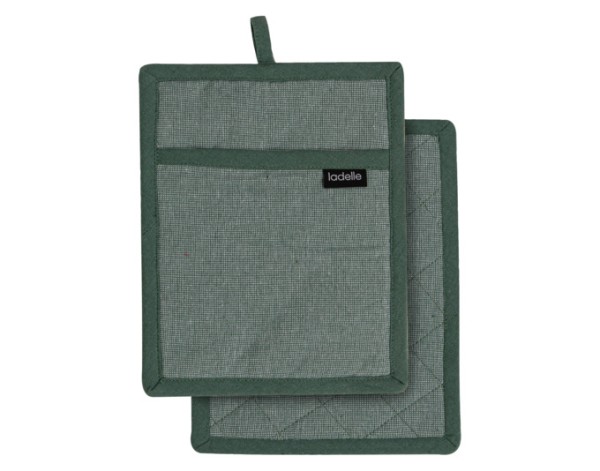 Topflappen Eco Leaf grün 19x24