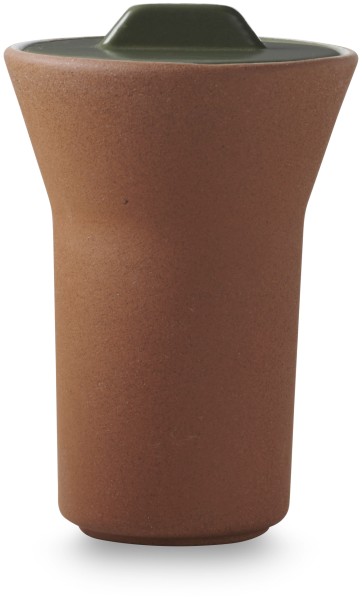Contre-Jour Aromabecher mit Deckel 190ml olive grün