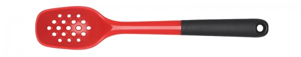 Silikonlöffel gelocht, rot
