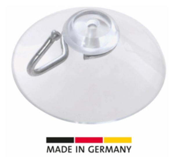 3 Stk. Saughaken transparent D:40mm