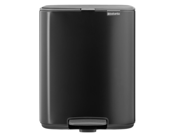 Treteimer Bo matt black 12 l