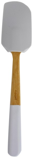Spachtel flexible 25cm Bambus Silikon light grey