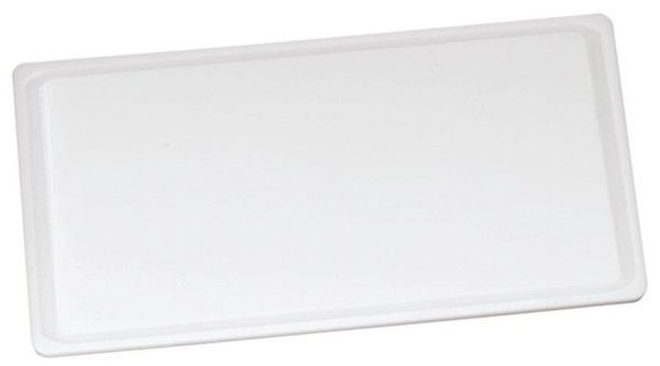 Schneidebrett mit Saftrille GN 2/1 H: 2cm weiss