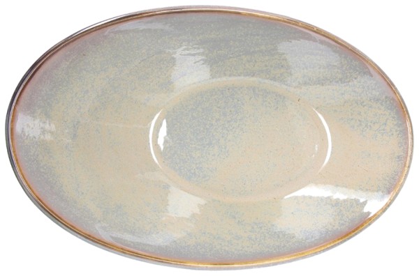 JAP Schüssel oval 36.5x24cm braun