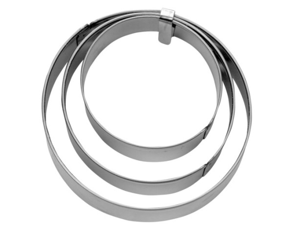 Ausstecher Ring ø 3-4-5cm gla