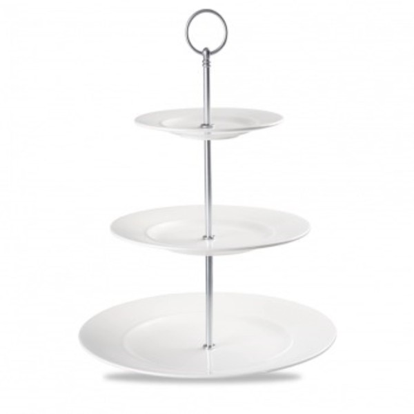 Alchemy Ambience White Etagere 3 Teller H28cm