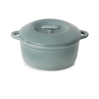 Bombance Induktionskasserolle D26cm wolkengrau mit Deckel