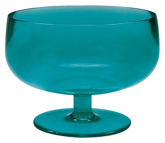 ZAK Stacky Eisschale mit Stiel aqua blau 10cm