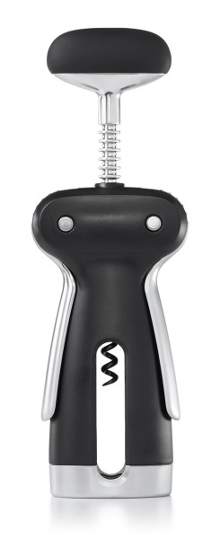 GG Steel Korkenzieher mit Folienschneider schwarz