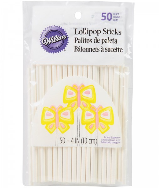 Lollipop Stäbchen, 50 Stk., 10 cm