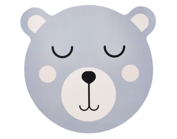 Tischset Bär blau ø38cm