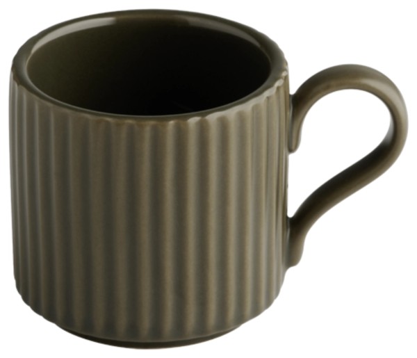 The Grid Espressotasse D6cm H6cm 80ml braun