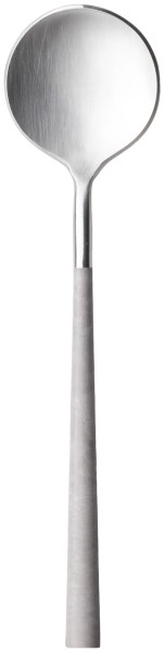 Mito Dessertlöffel L16.6cm brushed Griff cloud grey