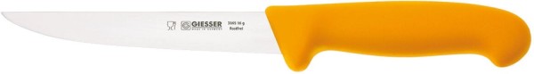 Ausbeinmesser Gelber Griff 160mm