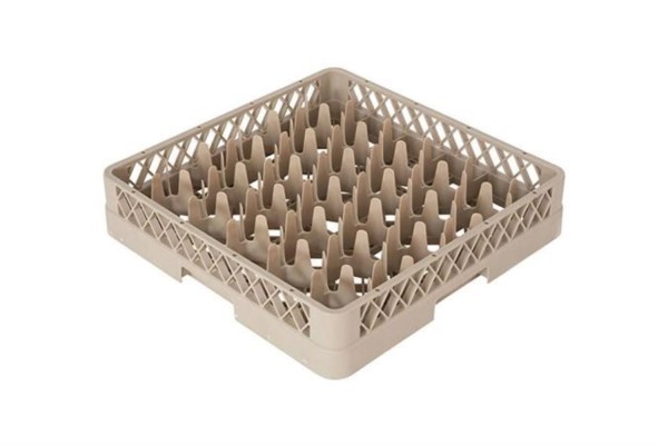 Gläserkorb 30 Fä Glas D7.5 bis 8.1cm H max 8.5cm beige