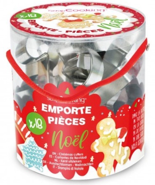 18er Set Ausstechformen Weihnachten