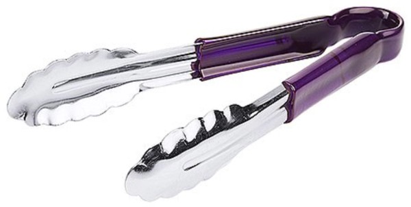 Küchenzange HACCP, violett, 24cm