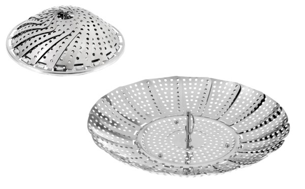 Dünsteinsatz, Ausfaltbar 14-26cm, H7cm