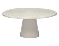 Teller a.Fuss weiss ø25cm